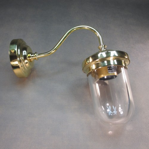 Messingguss hoflampe art deco - hoflampe,
