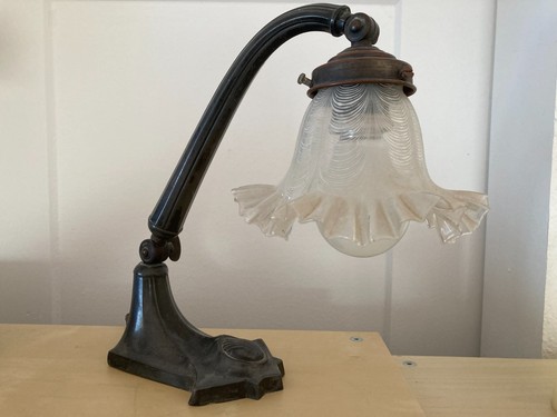 Jugendstil glas lampe - glas,