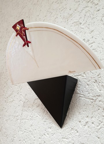 Art deco stil wandlampe - -,