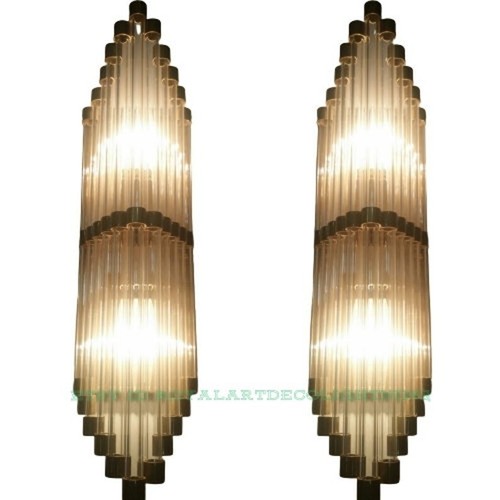 Paar vintage art deco messing - deco,